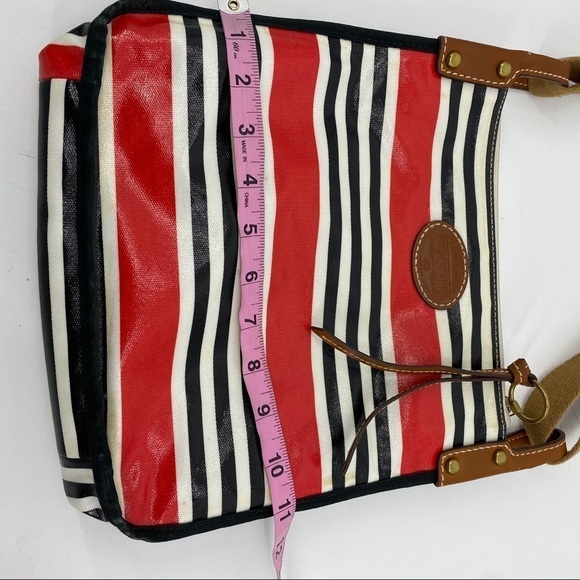 Fossil striped coated canvas crossbody bag - Picture 6 of 11